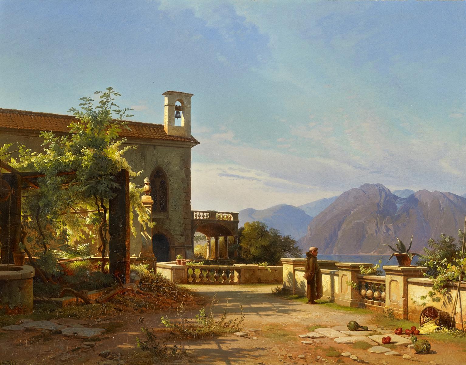 Frederik Rohde - Auf der Terrasse eines alten italienischen Klosters