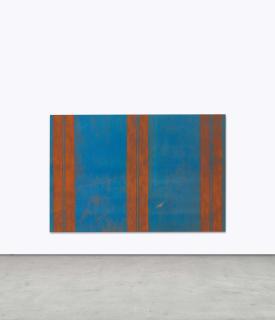 Frederik Vaerslev - Untitled (Canopy Painting: Blue and Orange)