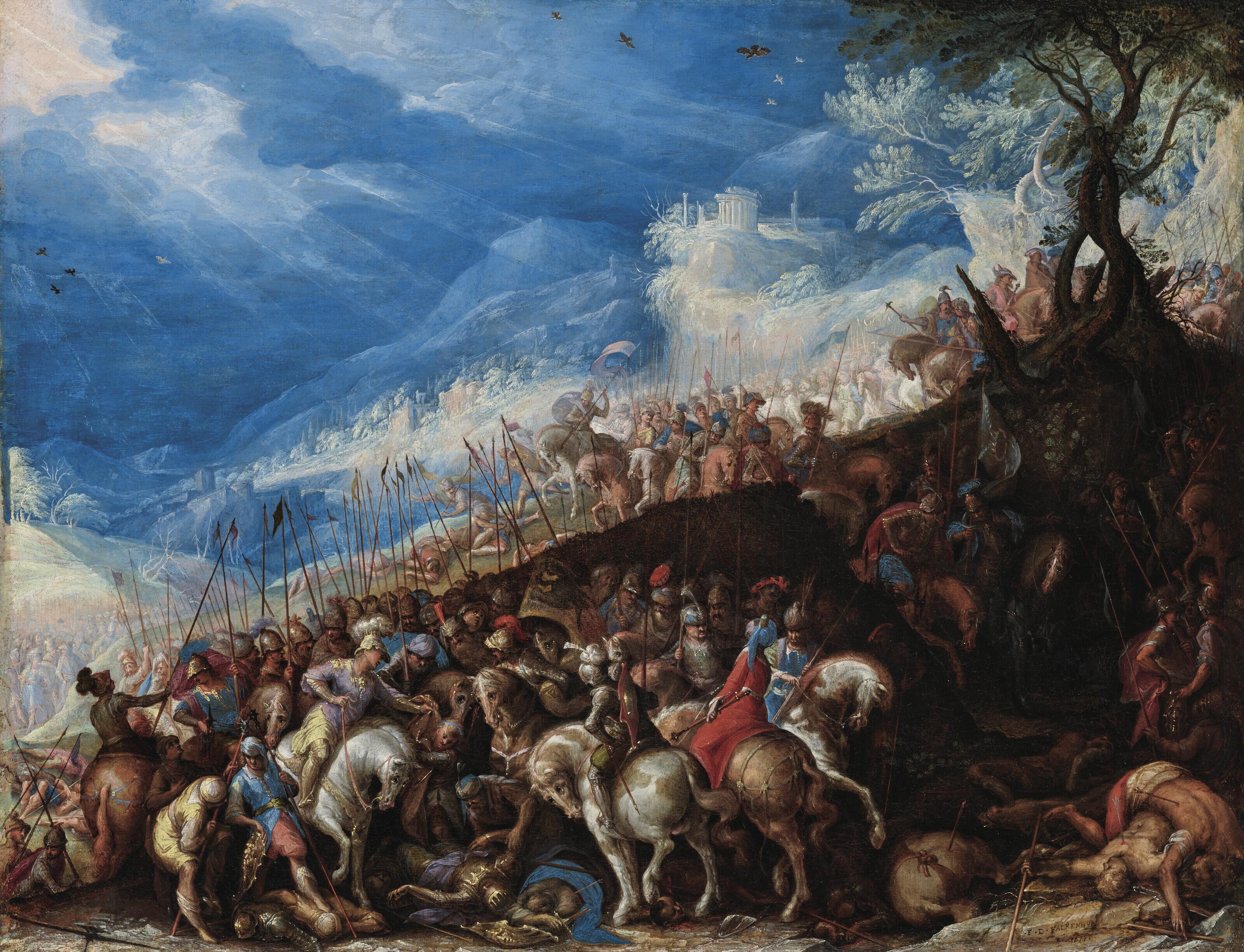 Frederik Van Valckenborch - The Battle of Issus, or possibly Ipsus
