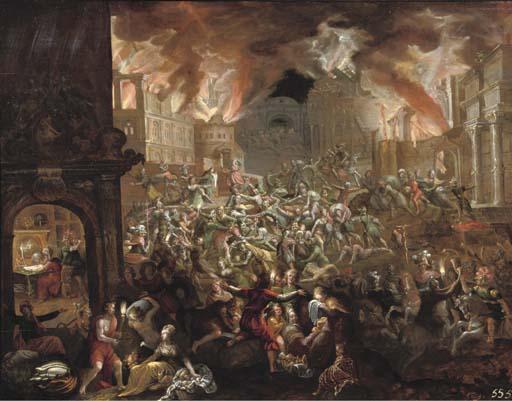 Frederik van Valckenborch - The Fall of Syracuse