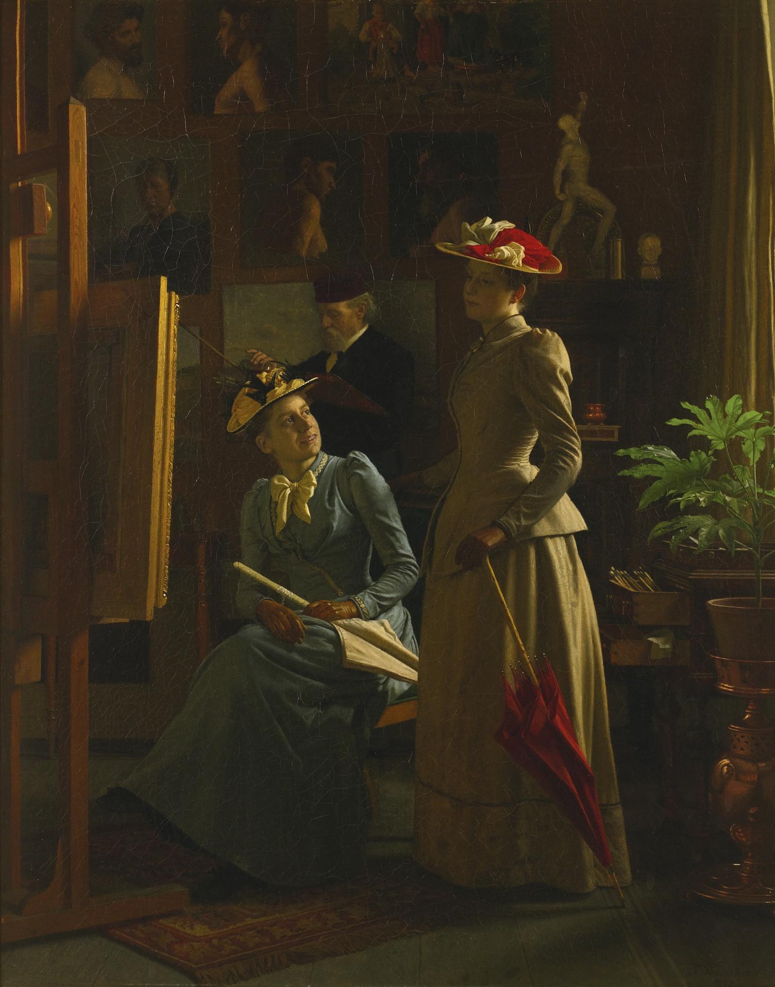 Frederik Vermehren - In The Artist\'S Studio