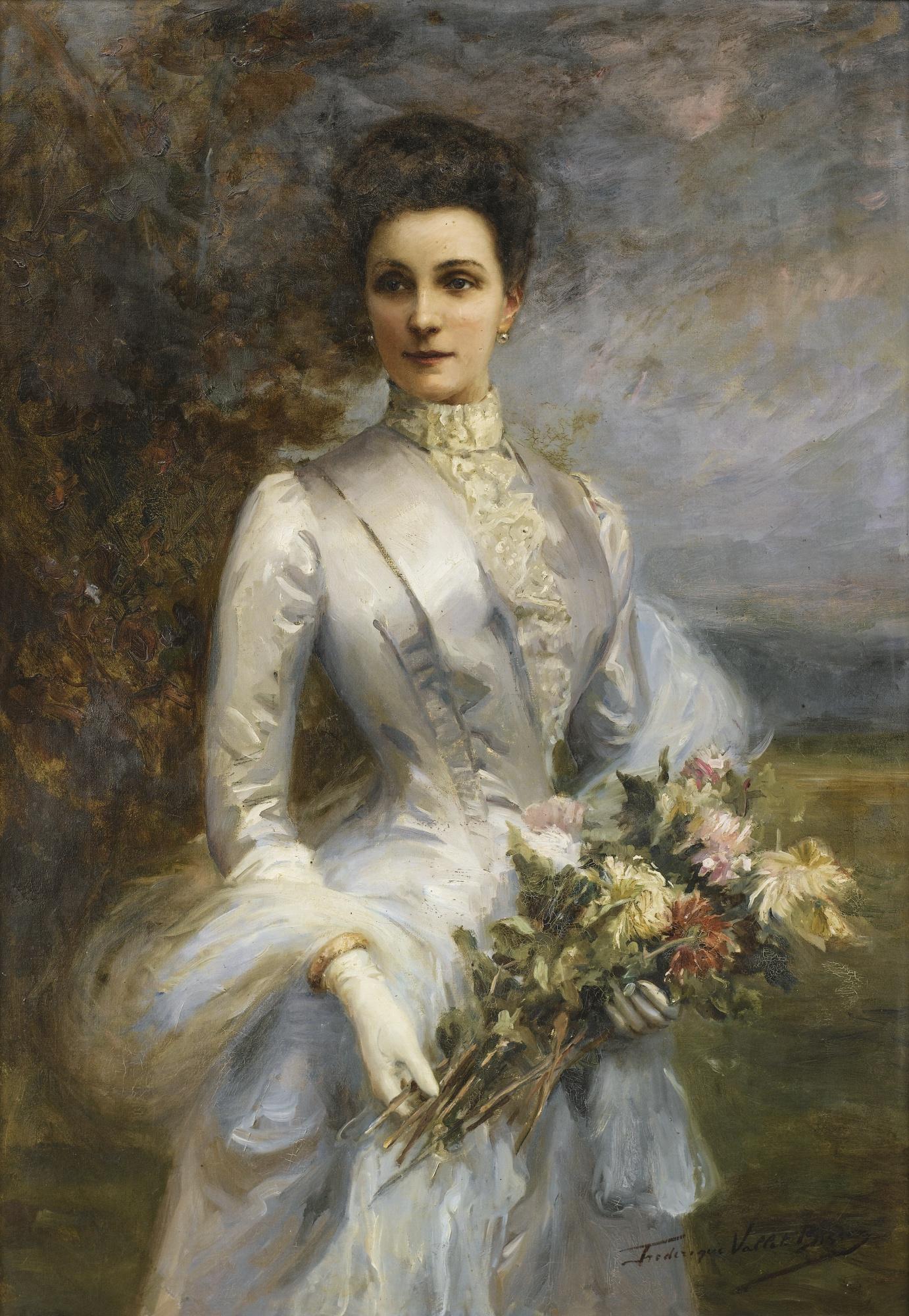 Frédérique Vallet-Bisson - Portrait Of Louise Elizabeth Laure De Bonneval, Comtesse De Brecey