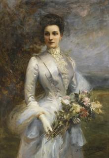 Frédérique Vallet-Bisson - Portrait Of Louise Elizabeth Laure De Bonneval, Comtesse De Brecey