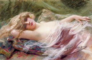 Frédérique Vallet-Bisson - Reclining nude