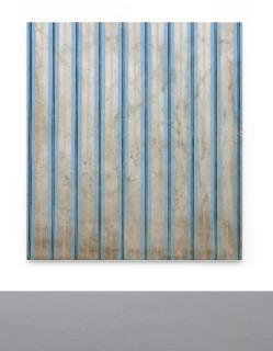 Fredrik Værslev - Untitled (Canopy Painting: Blue)