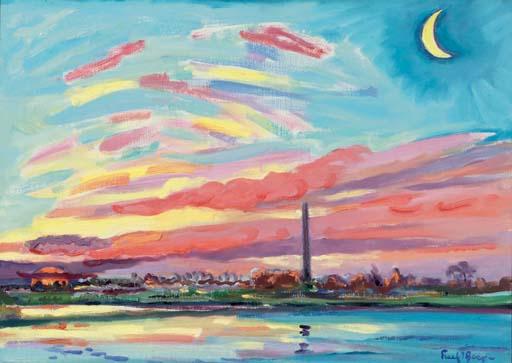 Freek van den Berg - A Dutch river landscape