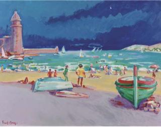 Freek van den Berg - Strand Collioure