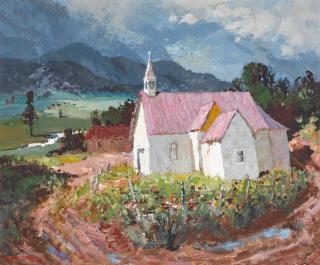 Fremont F. Ellis - Chapel at Gascon