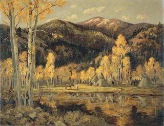 Fremont F. Ellis - Indian Summer - Santa Fe, New Mexico