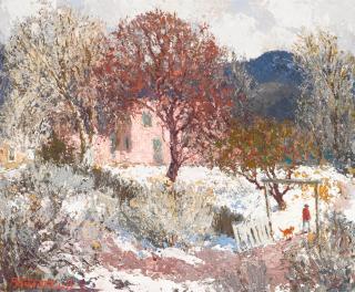 Fremont F. Ellis - Randall Davey\'s House - Winter