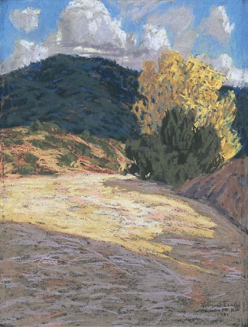 Fremont F. Ellis - Road To The Hills In Autumn