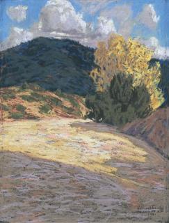 Fremont F. Ellis - Road To The Hills In Autumn