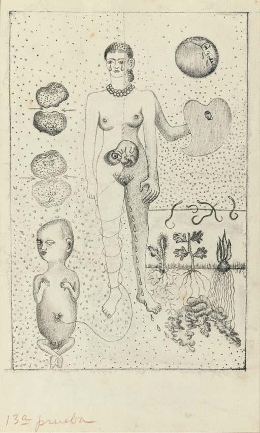 Frida Kahlo - Frida and the Miscarriage