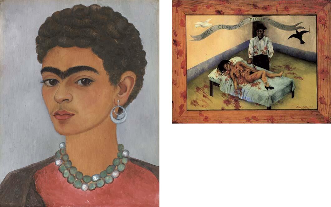 Frida Kahlo - Self-Portrait with Curly Hair