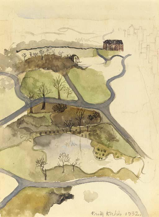 Frida Kahlo - View of Central Park