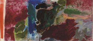 Friedel Dzubas - Resisting Red