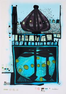 Friedensreich Hundertwasser - 10002 Nights. Homo Humus come va. How do you do.