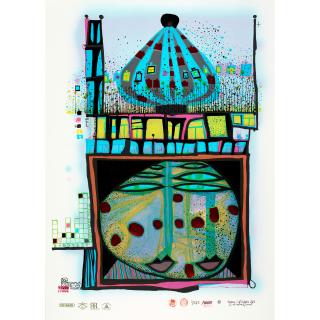 Friedensreich Hundertwasser - 10002 nights Homo Humus come va how do you do