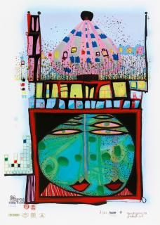 Friedensreich Hundertwasser - Aus: »10002 nights Homo Humus come va how do you do«