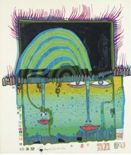 Friedensreich Hundertwasser - Burning Winter (K. 67)