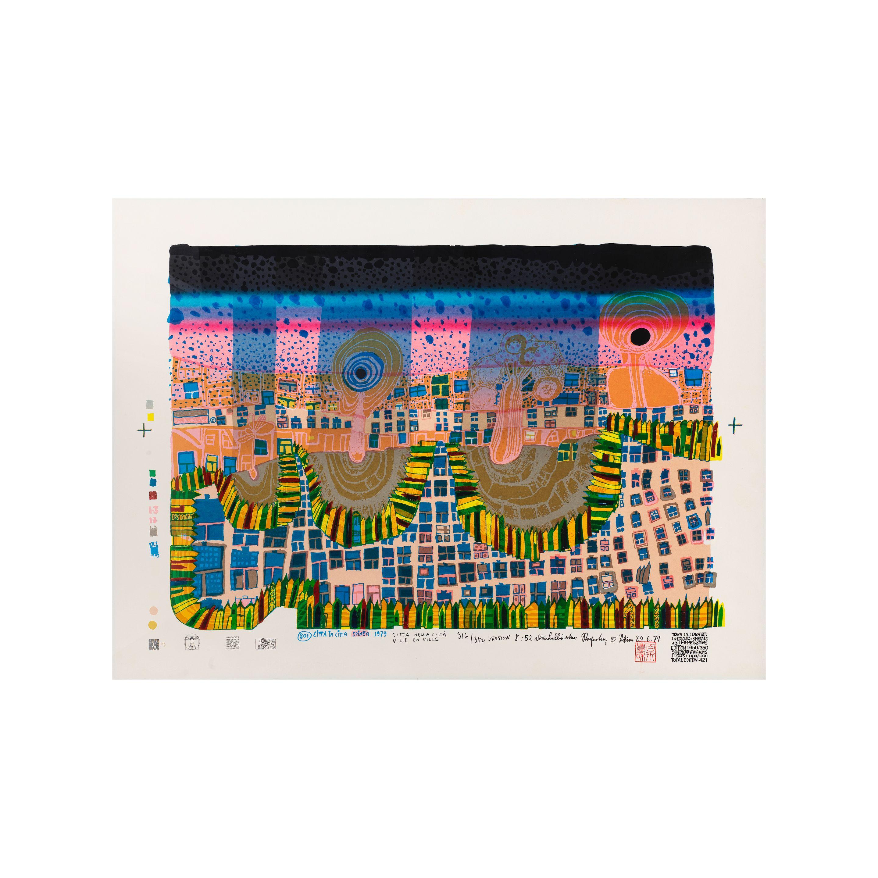 Friedensreich Hundertwasser - Citta in citta, 1979