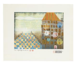 Friedensreich Hundertwasser - Communication With The Beyond (Koschatzky/Kertész  91)