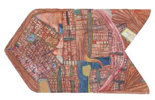 Friedensreich Hundertwasser - Der Parlamentarische Inhalt eines Pfeiles (The Parliamentarian Content of an Arrow)