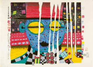 Friedensreich Hundertwasser - Des Mandarins Lied vom weißen Nebel.