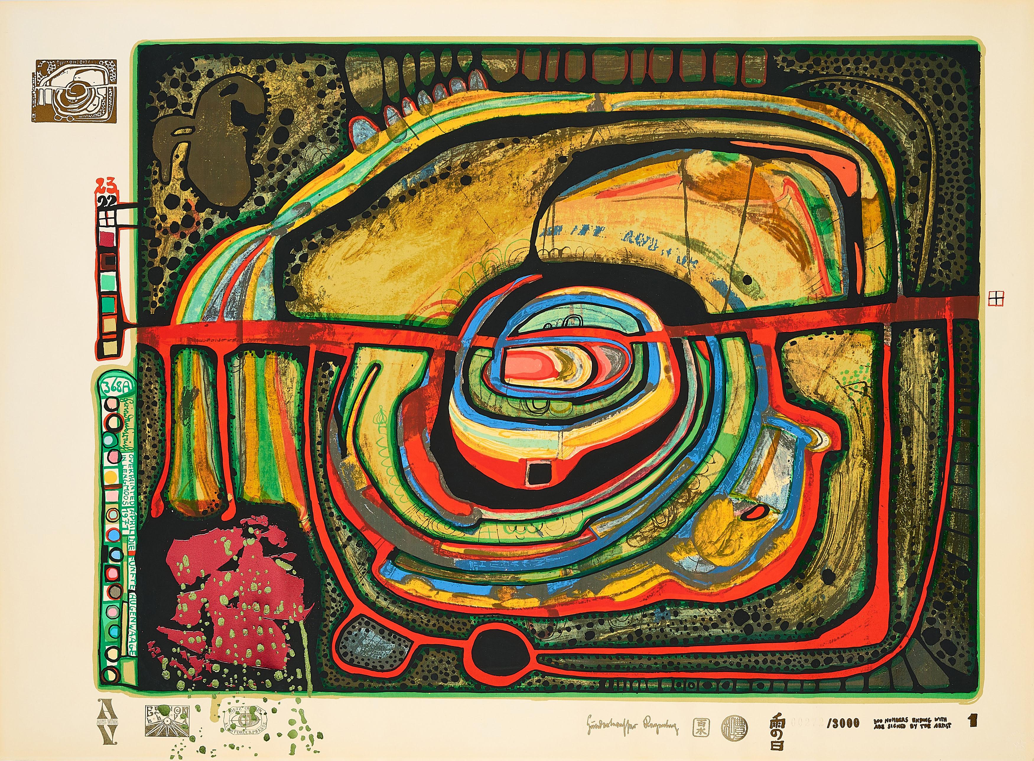 Friedensreich Hundertwasser - Die fünfte Augenwaage.
