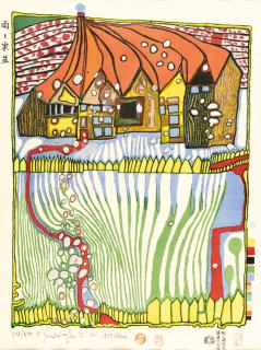 Friedensreich Hundertwasser - Do not wait Houses – move