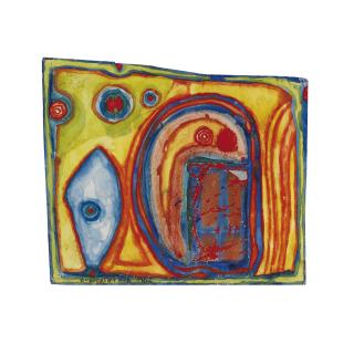 Friedensreich Hundertwasser - Fenster Im Regentropfen Window In The Raindrop - Survivor Of Laszlo V