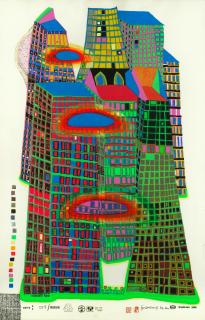Friedensreich Hundertwasser - Good Morning City - Bleeding Town (K. 42)