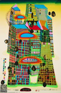 Friedensreich Hundertwasser - Good Morning City - Bleeding Town.