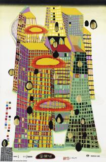 Friedensreich Hundertwasser - Good morning city bleeding town