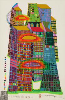 Friedensreich Hundertwasser - Good Morning City, Bleeding Town