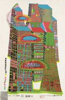 Friedensreich Hundertwasser - Good Morning City (Koschatzky 41)