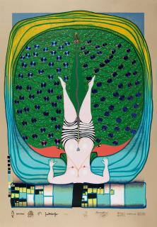 Friedensreich Hundertwasser - Hommage à Schröder Sonnenstern.