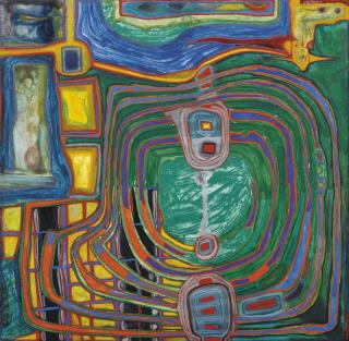 Friedensreich Hundertwasser - Jardin Collinaire Autour De La Colline