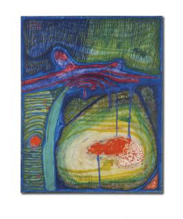 Friedensreich Hundertwasser - La Pluie (Jour de pluie verte)