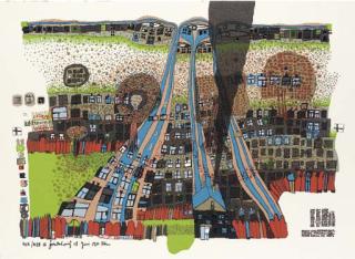 Friedensreich Hundertwasser - Let us pray that Manitou wins (K. 79)