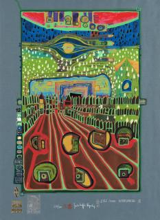 Friedensreich Hundertwasser - \