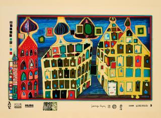 Friedensreich Hundertwasser - Mit der Liebe warten tut weh, wenn die Liebe woanders ist.