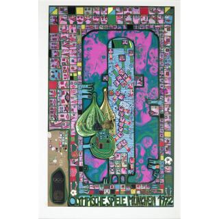 Friedensreich Hundertwasser - Olympische Spiele München Poster