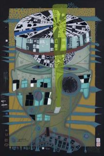 Friedensreich Hundertwasser - One of Five Seamen (K. 66)