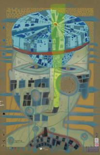 Friedensreich Hundertwasser - One of Five Seamen (K. 66)