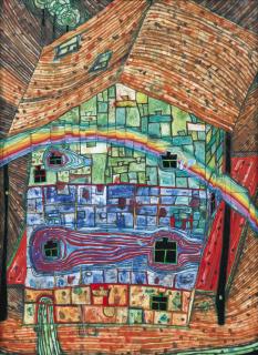 Friedensreich Hundertwasser - Rainbowhouse