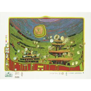 Friedensreich Hundertwasser - Regentag (Koschatzky 44-53)