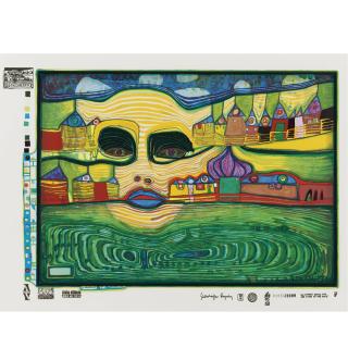 Friedensreich Hundertwasser - Regentag (Look At It On A Rainy Day) (Koschatzky 44-53)