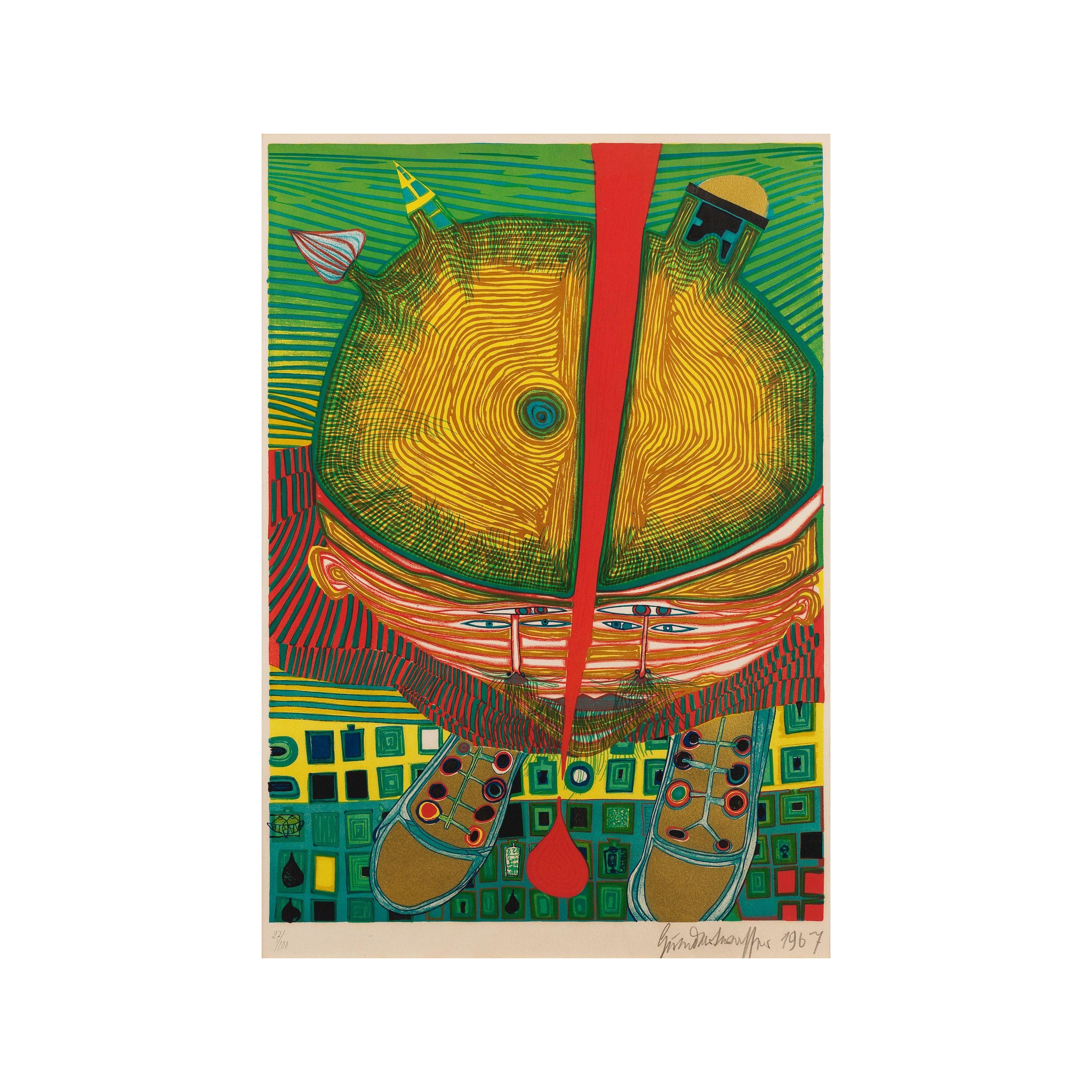 Friedensreich Hundertwasser - The boy with the green hair, 1967