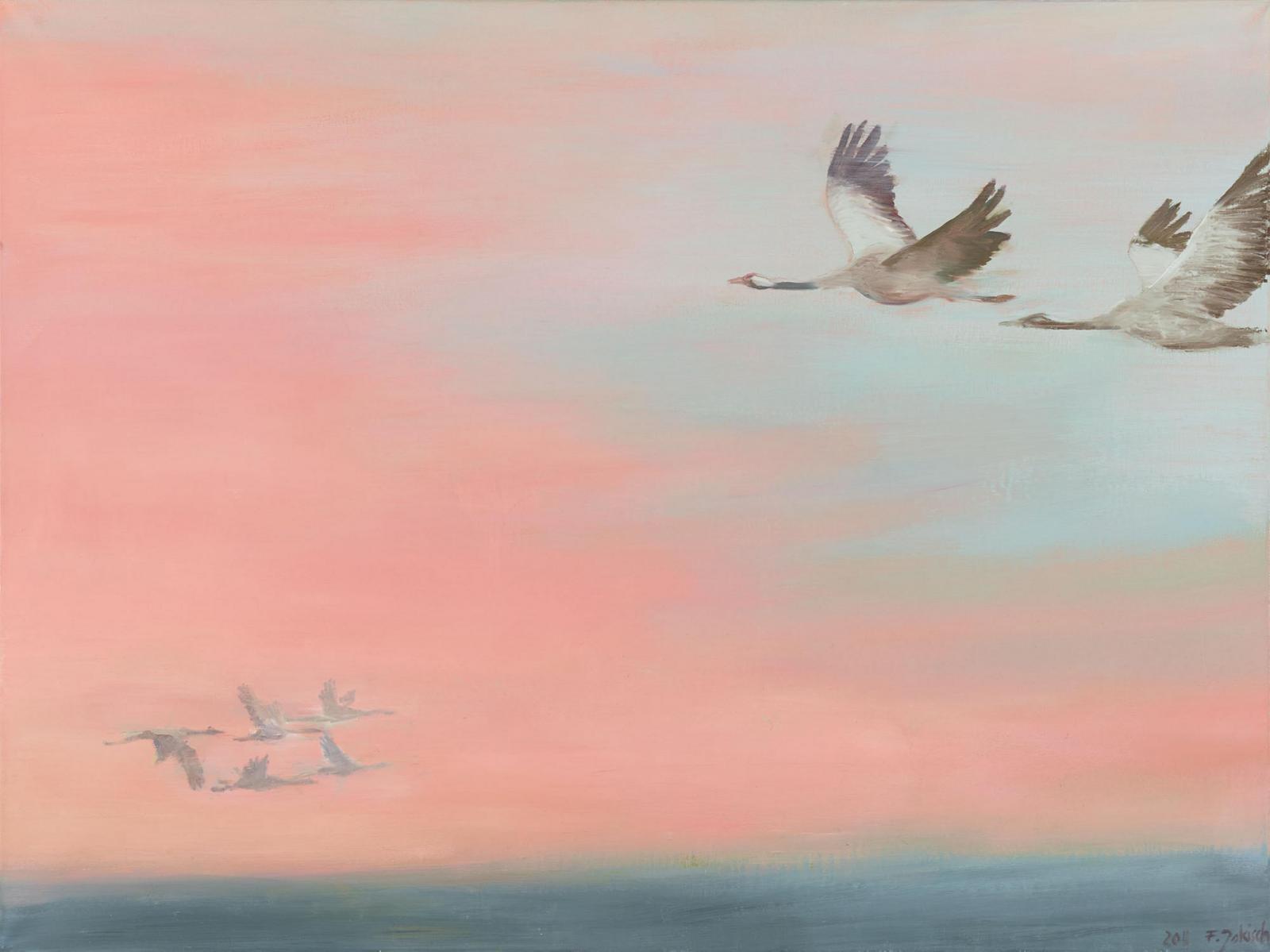 Friederike Jokisch - Kraniche II